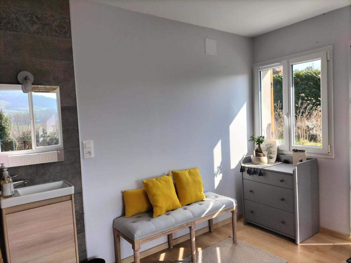 Agreable Chambre Meublee, Vue Sur La Vallee De L'Auxois Villy-en-Auxois Kültér fotó